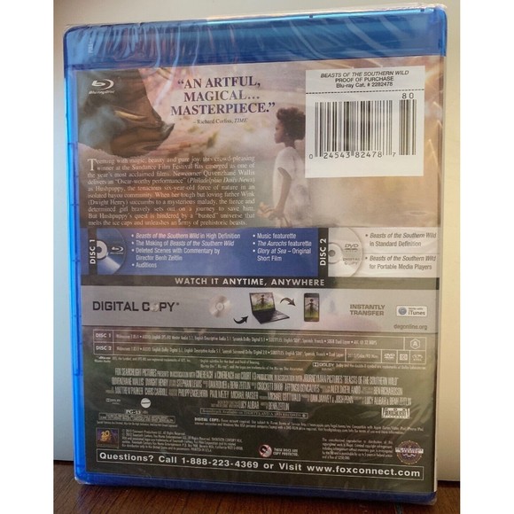 Beasts of the Southern Wild Blu-Ray Disc, DVD &
Digital PG-13 Fantasy Adventure - Picture 3 of 4